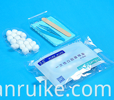 Single use oral inspection kit